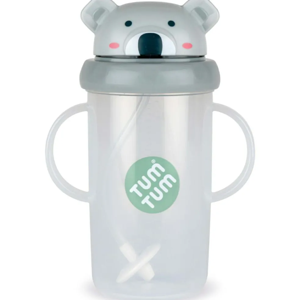 Tasse antifuite avec paille lestée Koala (300 ml)