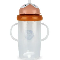 Tasse antifuite avec paille lestée Renard (300 ml)