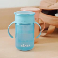 Tasse d'apprentissage 360° bleu (340 ml)