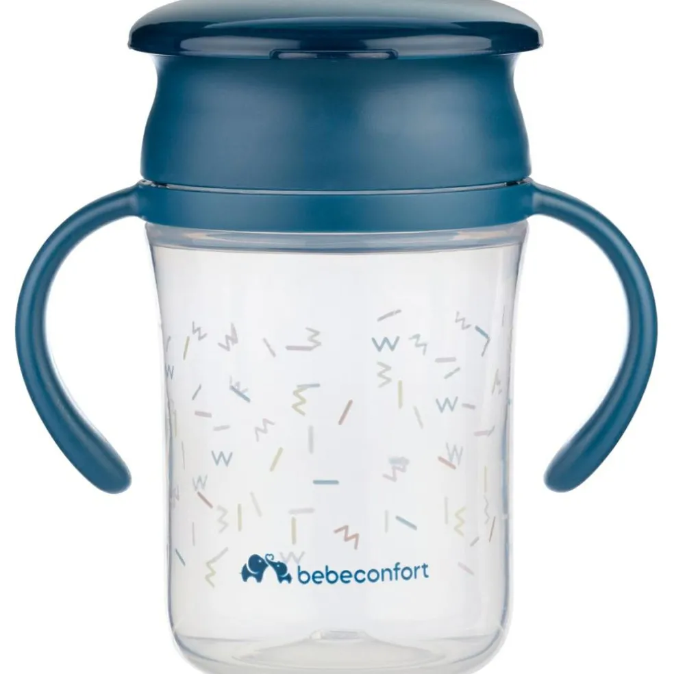 Tasse d'apprentissage 360° Memphis Bubbly Blue (240 ml)