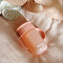 Tasse d'apprentissage 360° rose (340 ml)