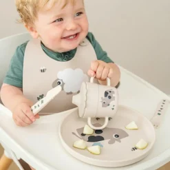 Tasse d'apprentissage Foodie Tiny farm Sable