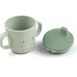Tasse d'apprentissage Happy dots Vert