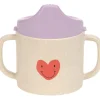Tasse d´apprentissage Happy Rascals Coeur lavande