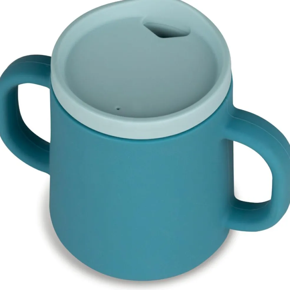 Tasse d'apprentissage évolutive Bleu (180 ml)