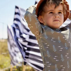 Tee-shirt anti-uv manches longues Ocean blue (1-2 ans)