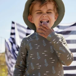 Tee-shirt anti-uv manches longues Ocean blue (1-2 ans)