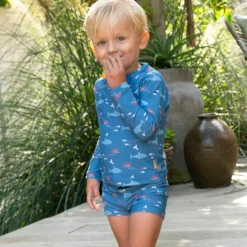 Tee-shirt anti-UV manches longues Shark (1-2 ans)