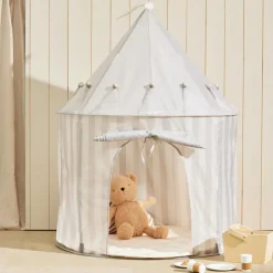 Tente de jeu Star Grise rayée