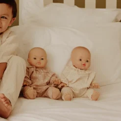 Tenue pour poupée Petits Carreaux (avec col)