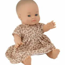 Tenue pour poupée robe Léopard