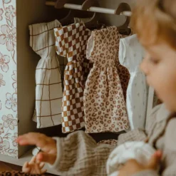 Tenue pour poupée robe Léopard