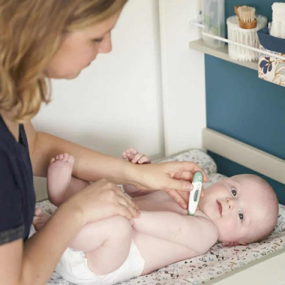 Thermomètre bébé à embout souple