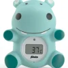 Thermomètre de bain et d'intérieur hippopotame