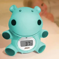 Thermomètre de bain et d'intérieur hippopotame