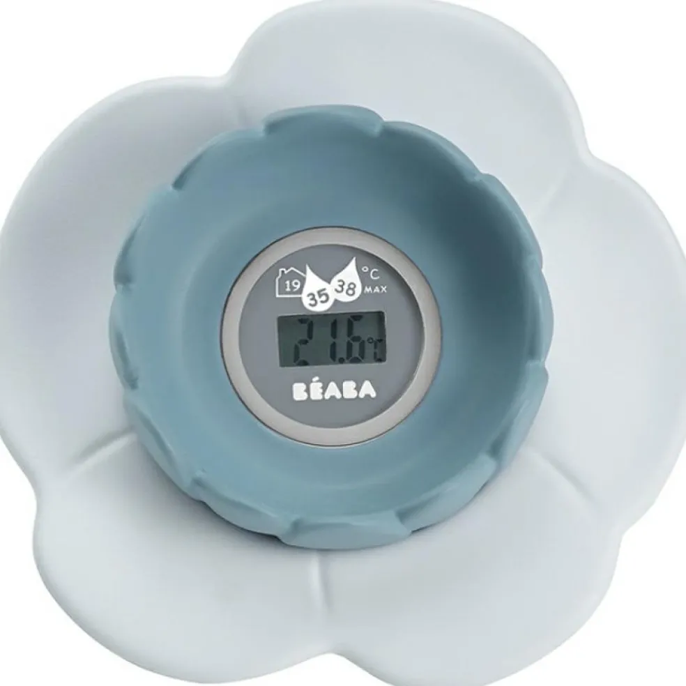 Thermomètre de bain Lotus green blue