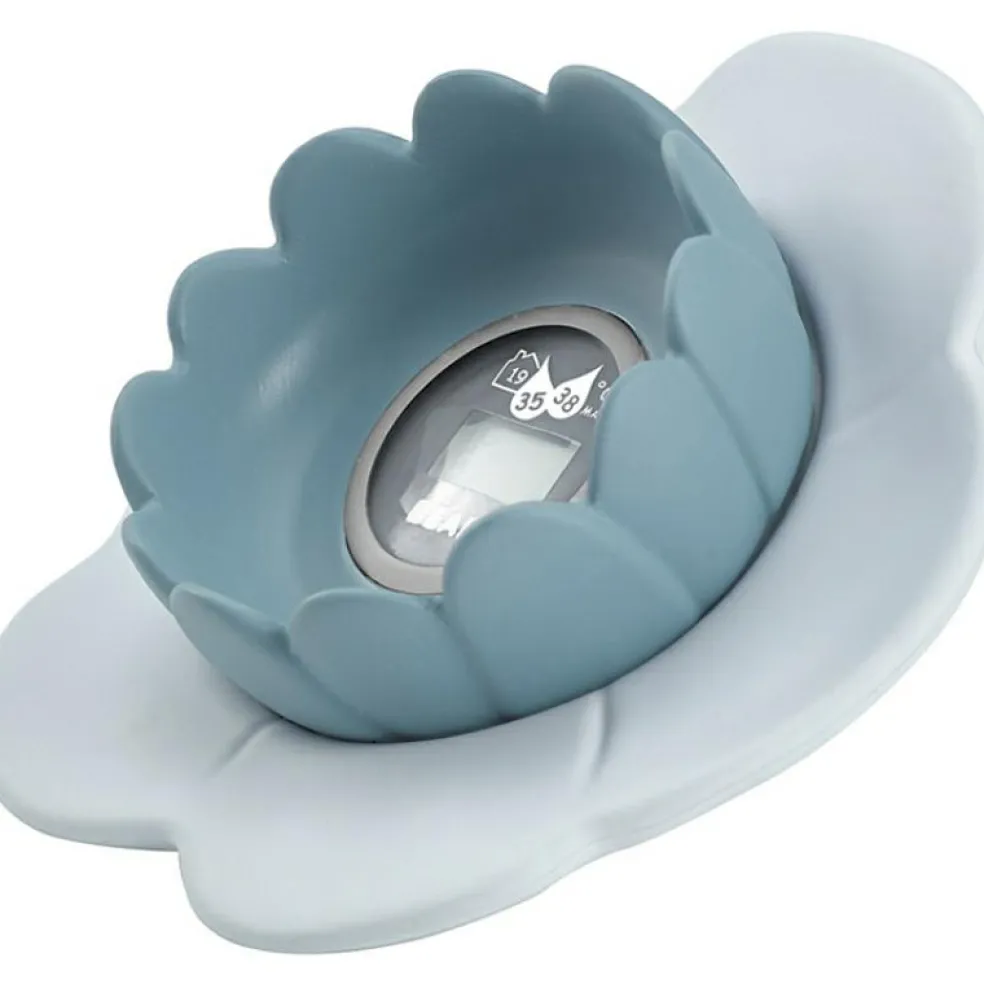 Thermomètre de bain Lotus green blue