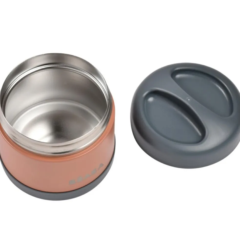 Thermoportion inox isotherme mineral grey, terracotta (500 ml)