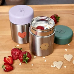 Thermos alimentaire Happy Rascals Smile vert