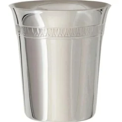 Timbale Chope Empire personnalisable (métal argenté) dans son coffret