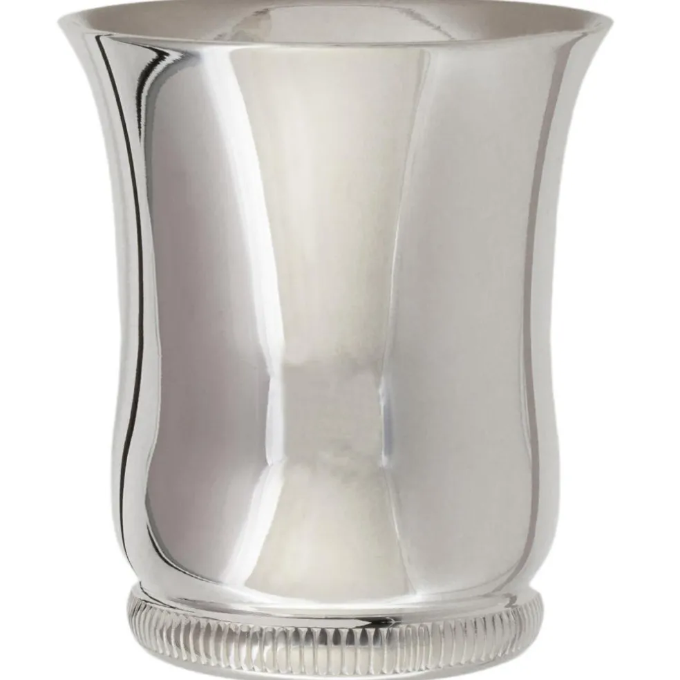 Timbale Elodie Godron personnalisable (métal argenté) dans son coffret