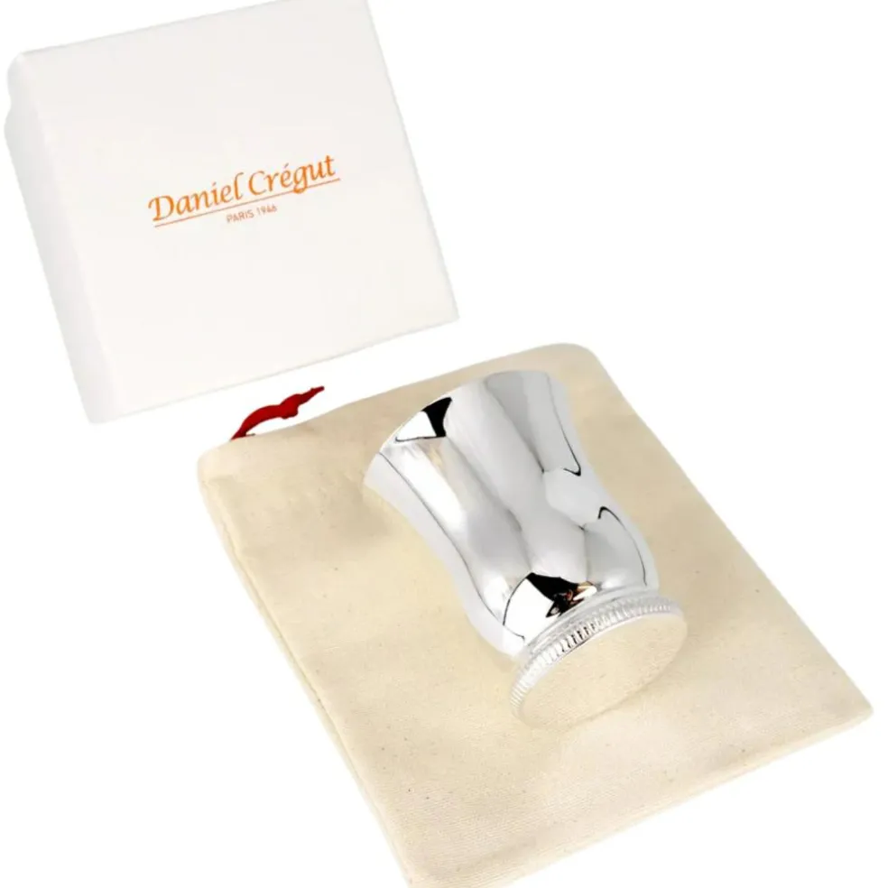 Timbale Elodie Godron personnalisable (métal argenté) dans son coffret