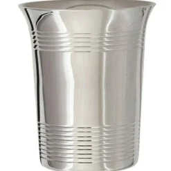 Timbale Filets personnalisable (métal argenté) dans son coffret