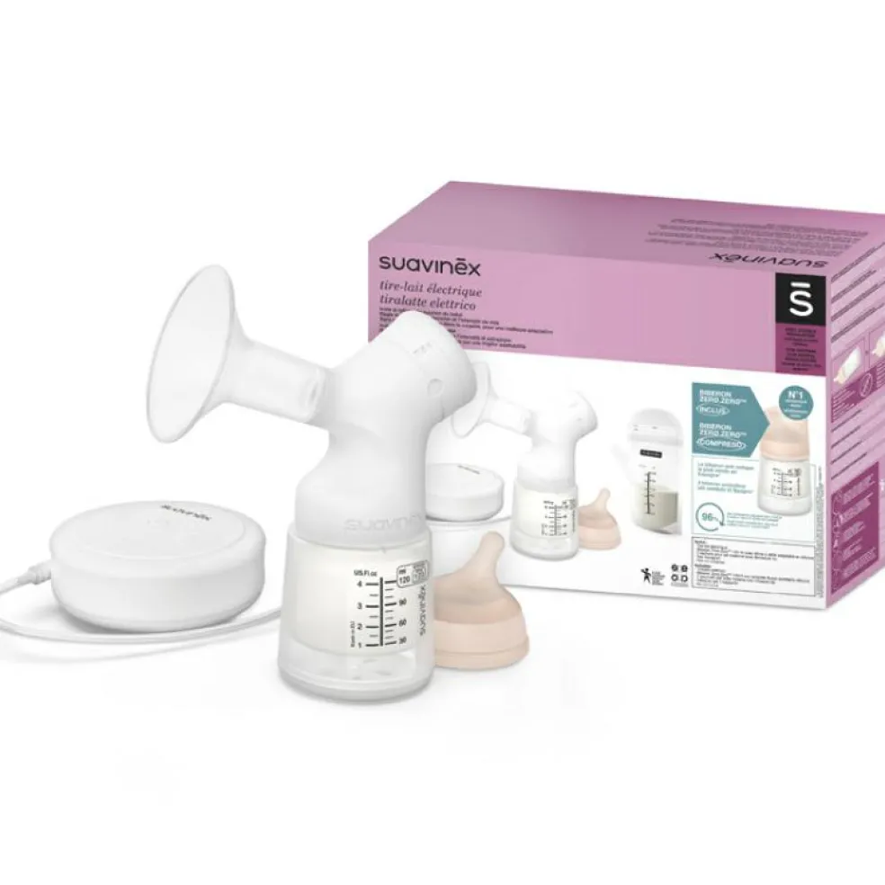 Tire lait électrique + biberon Zéro Zéro (120 ml)