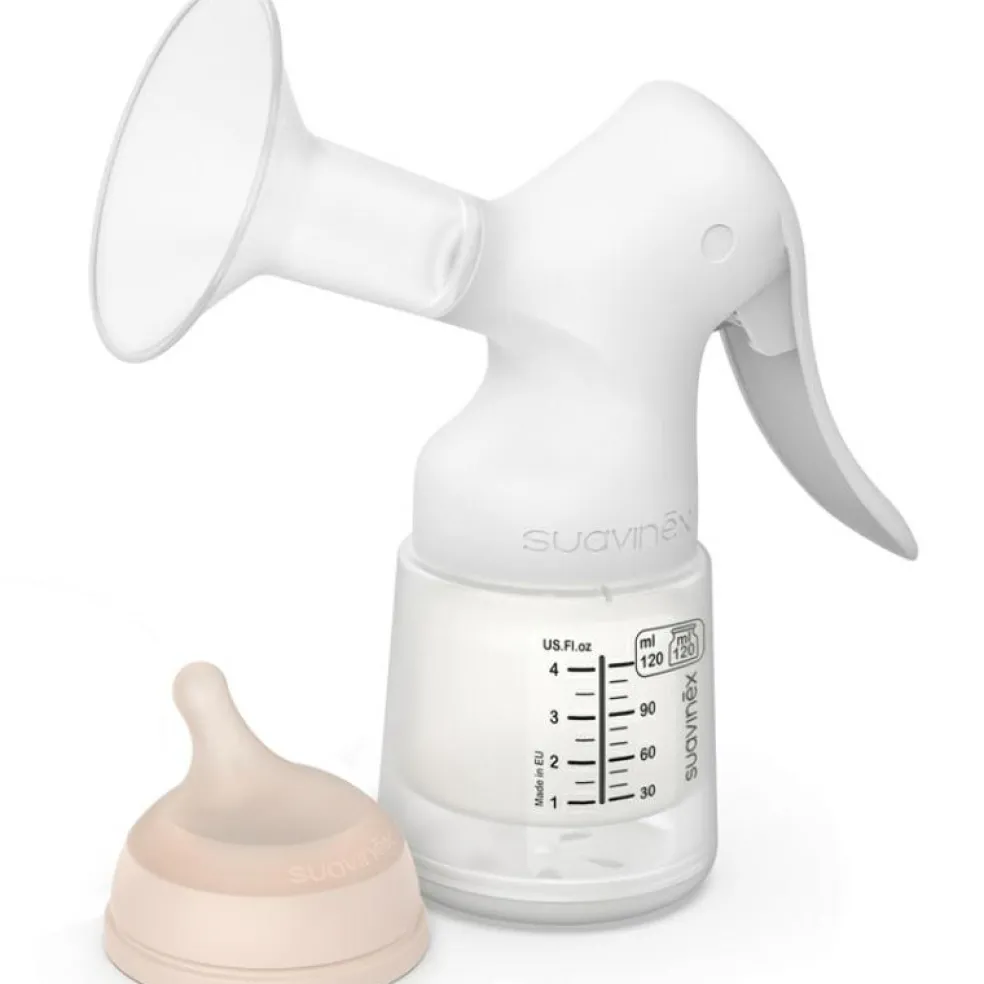 Tire lait manuel + biberon Zéro Zéro (120 ml)