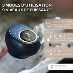 Tire-lait électrique simple Night blue