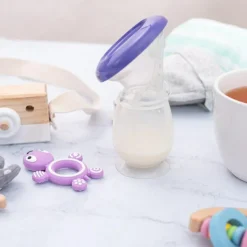 Tire-lait manuel en silicone