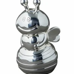 Tirelire Abeille (métal argenté)