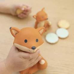 Tirelire César orange (13 cm)