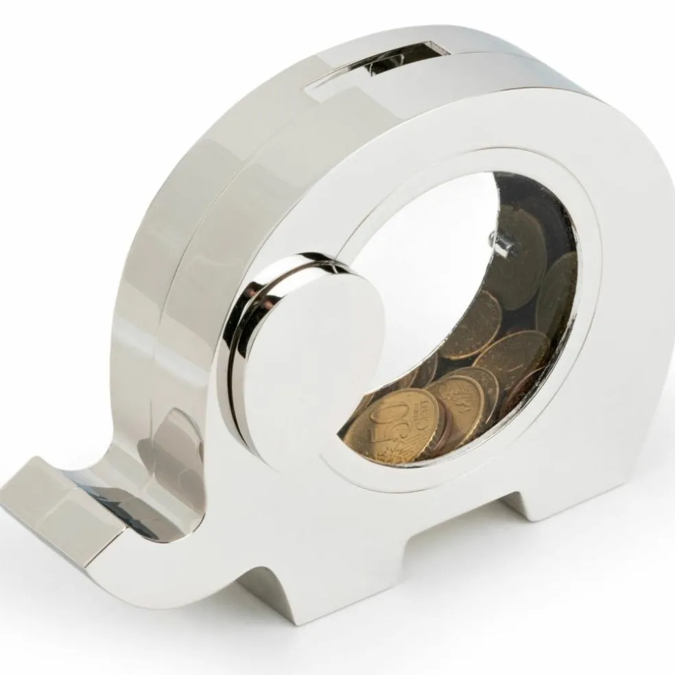 Tirelire Éléphant couleur argent