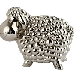 Tirelire mouton (métal argenté)