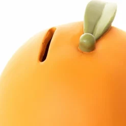 Tirelire orange Martin (12 x 13 cm)