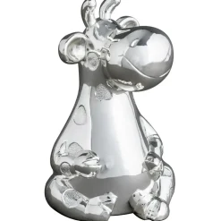 Tirelire Renne (métal argenté)