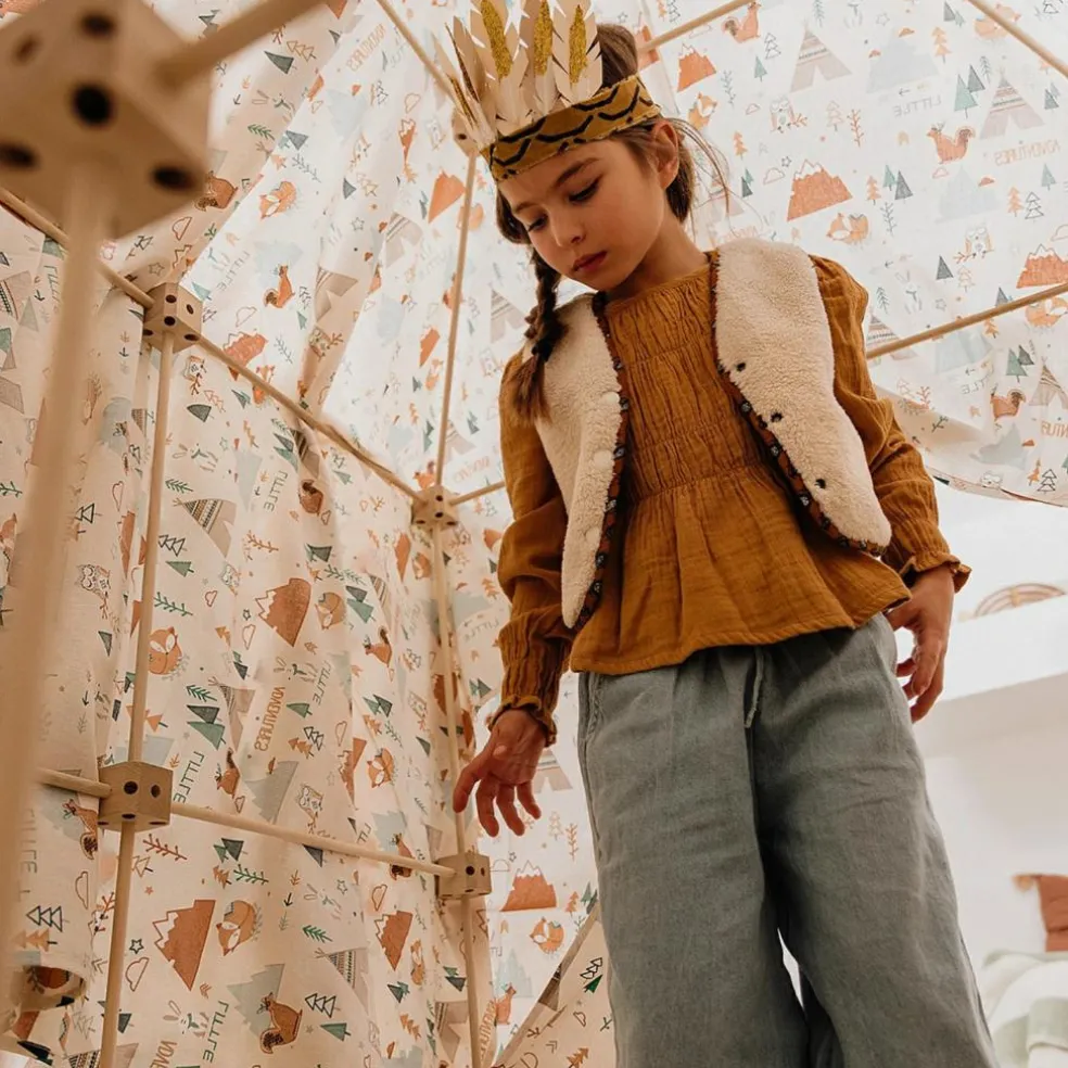 Toiles pour cabane Pack Castor Renards et tipis