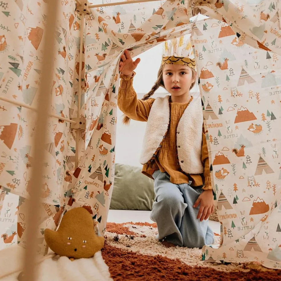 Toiles pour cabane Pack Libellule Renards et tipis