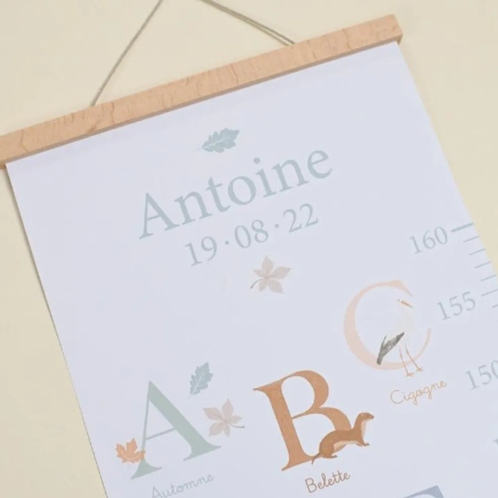 Toise Abécédaire (personnalisable)