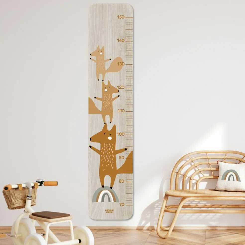 Toise en bois Edgar le renard
