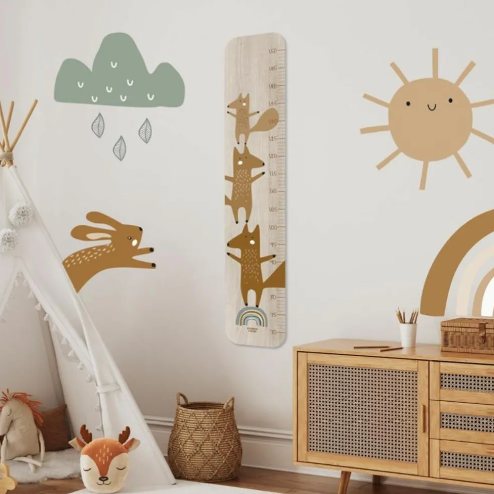 Toise en bois Edgar le renard