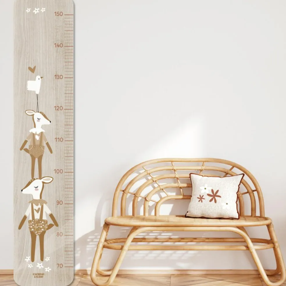 Toise en bois Faon Camel