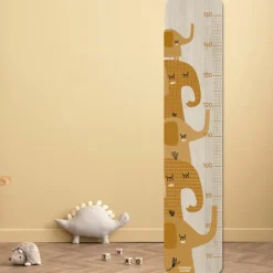 Toise en bois Isidore éléphant caramel