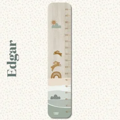 Toise en bois lapins dansant personnalisable