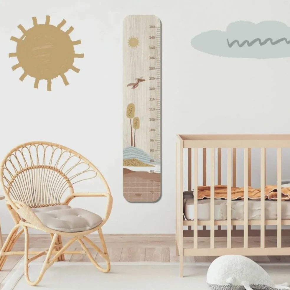 Toise en bois Paysage Dino