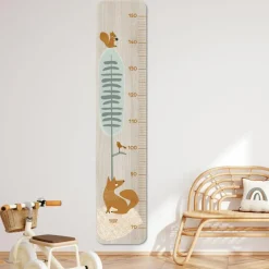 Toise en bois Renard Forêt Edgar