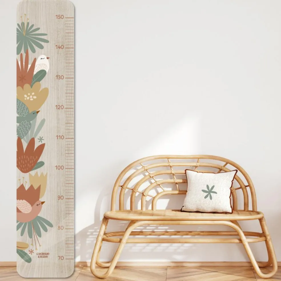 Toise en bois XXL Oiseaux Lili Rose