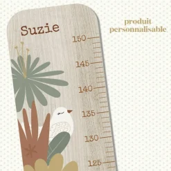 Toise en bois XXL Oiseaux Lili Rose personnalisable