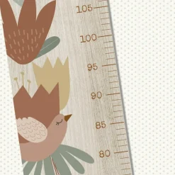 Toise en bois XXL Oiseaux Lili Rose personnalisable